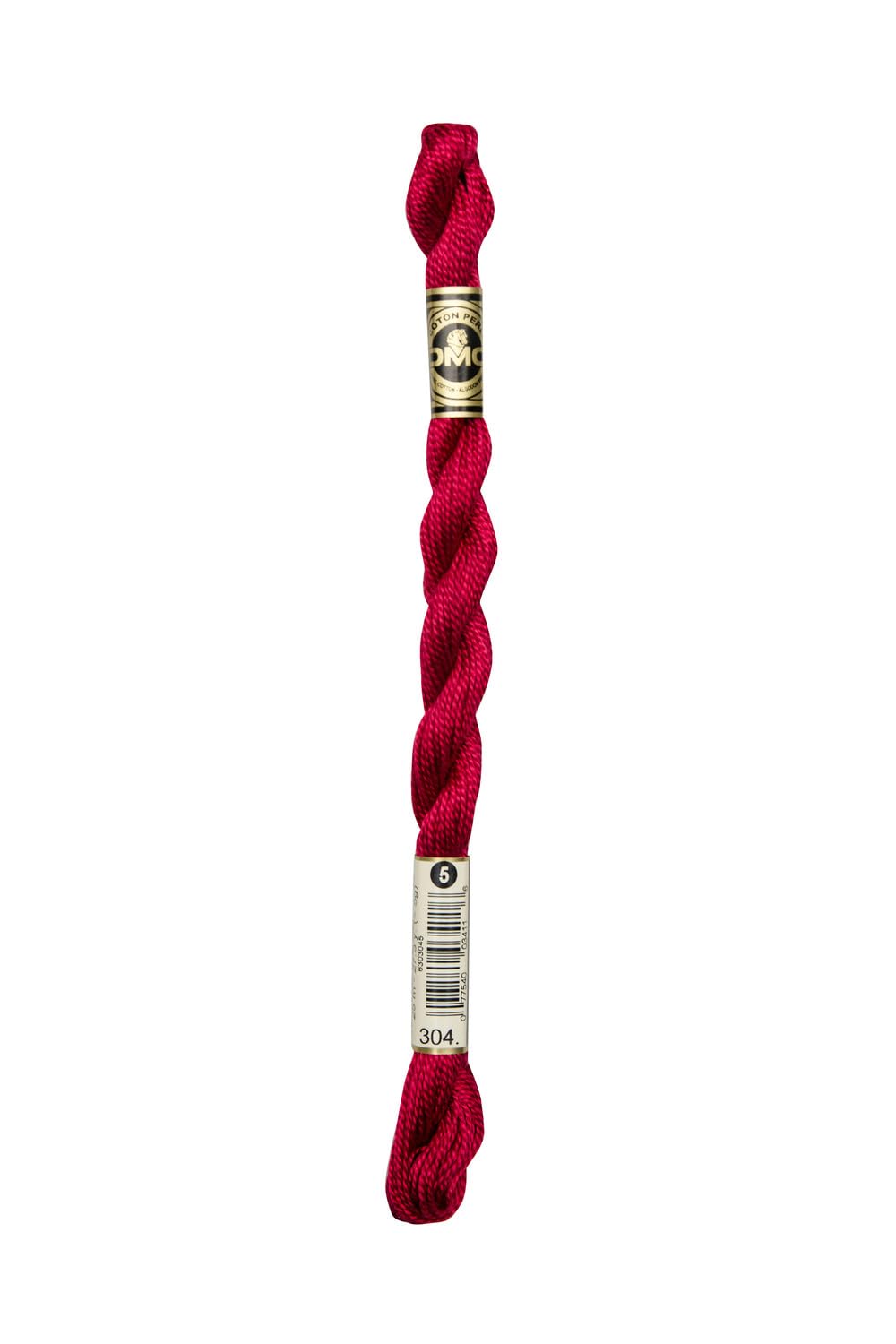 DMC Pearl Cotton Skein Size 5 27.3yd-Medium Red