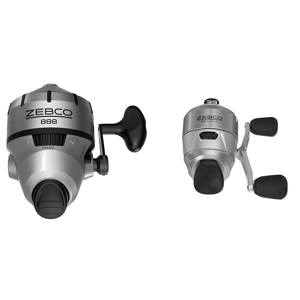 Amazon.com : Zebco 888 Size 80 Spincast Reel and Zebco 33 Platinum