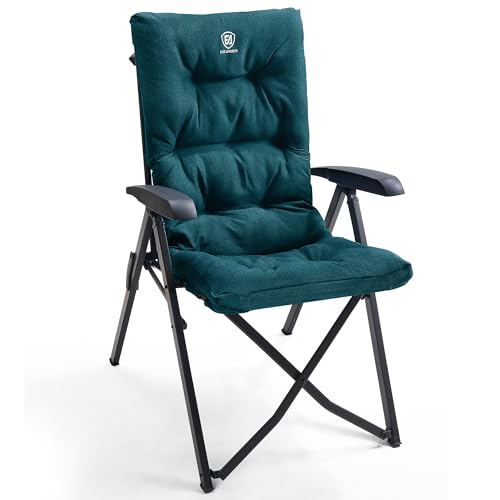 Ever Advanced Folding Padded Camping Recliner Chair