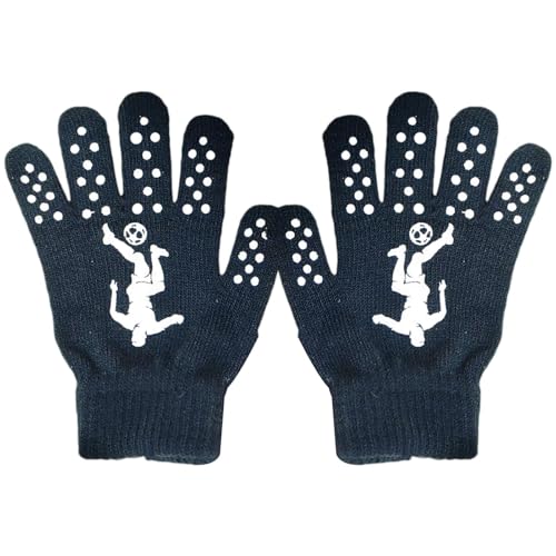 Guantes de punto para niños ZH1YFD: mitones elásticos y cálidos para invierno 6