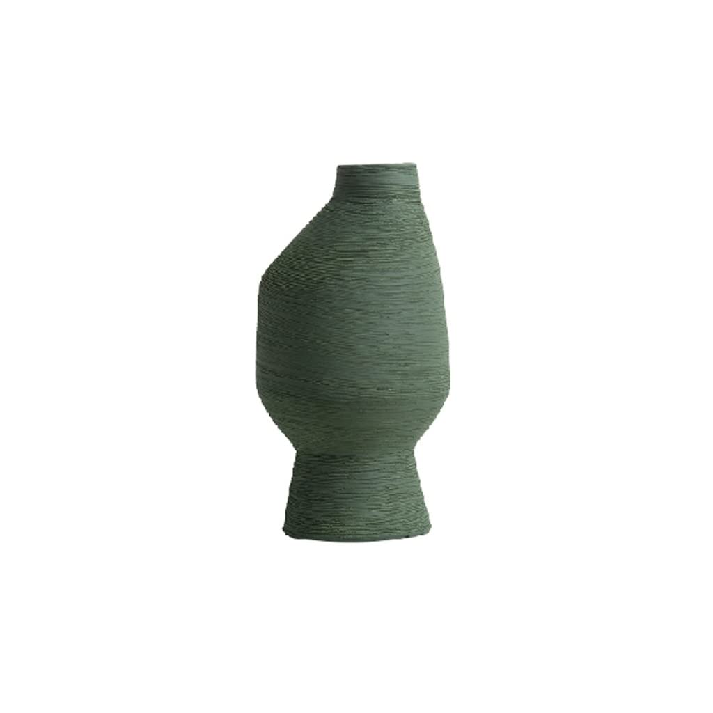 Vase en céramique peint à la main de 20.5 cm pour sublimer vos bouquets de salon