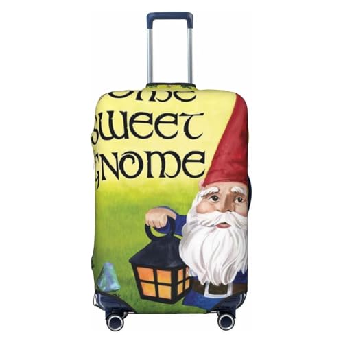 Colorful Gnomes Print Luggage Suitcase Covers Elastic Washable Luggage Protector Luggage Covers For Suitcase