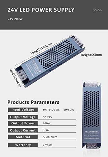 Tira de LED WS2811 24V DC 10m 120 Leds/m Blanco frío miniatura 6