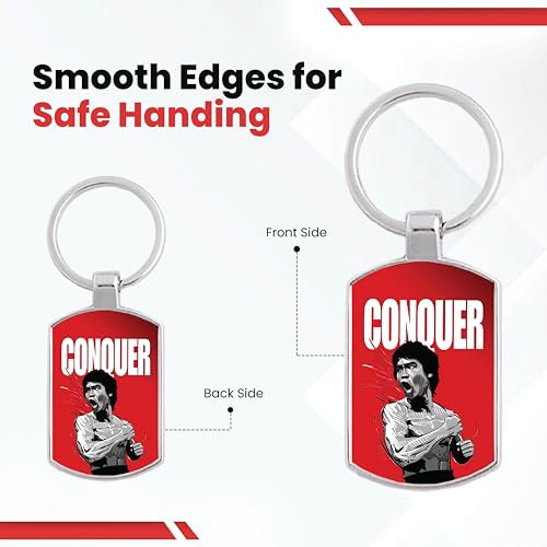 Image of Premium Printed Metal Keychain for Men & Women | High-Definition Artwork Print | Durable Key Ring for Car, Bike, Home & Office Keys | Stylish Decorative Key Holder Gift