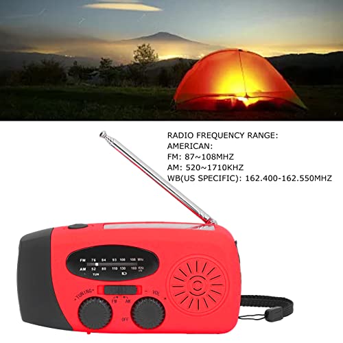 Crankradio, draagbaar radiokanaallicht voor op de camping - Image 4