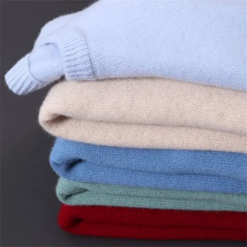 Rfmfkkg Cashmere Men's Sweater O-Neck Knitted Jumpers Long Sleeve Pullover Soft Warm Sweaters for Men3