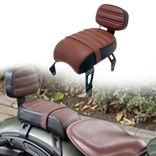 Coussin de siège arrière Indian Scout Bobber passager avec dossier amovible noir 2018-2021