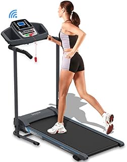 SereneLife Smart Electric Folding Treadmill – Easy Assembly Fitness Motorized Running Jogging Exercise