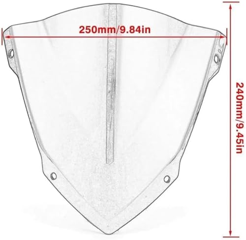 Bulle sport pour MT-03 pare-brise rigide noir de qualité supérieure MT-25 - 2