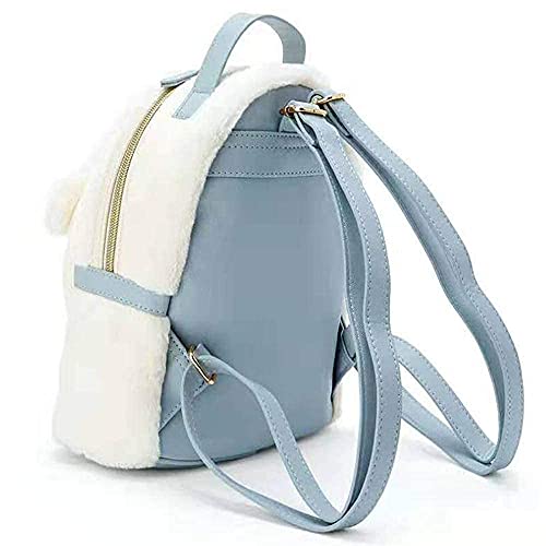 Shocktu My Melody Backpack, Cinnamoroll Bag Cute Cartoon School Bag Plush Shoulder Bag Handbag (White) #TOP1