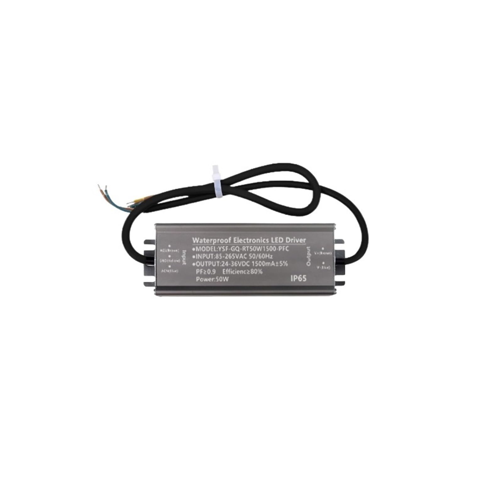 Alimentation LED 1500mA contre les clignotements | Étanche IP65 50W