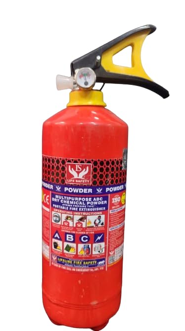 Life Safety MS ABC Fire Extinguisher (Red | 2Kg)(1.3 X 5 X 1.3 Inch)-picture-16