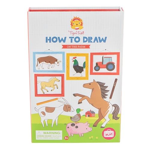 Tiger TribeOn The Farm How to Draw Activity Set