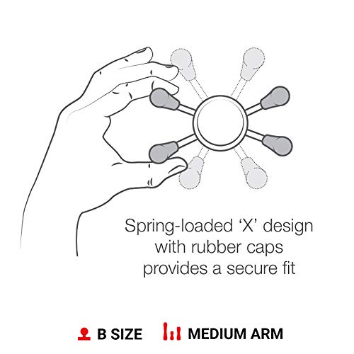 Ram Mounts Rap-Hol-Un7B-201U X-Grip Phone Holder With Composite Double Socket Arm(Medium) Compatible With Ram B Size 1" Ball Components #TOP4