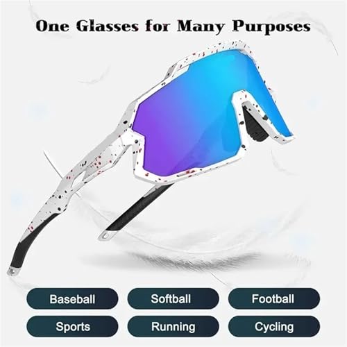 Lunettes de cyclisme enfant UV400 anti-choc pour VTT - 6