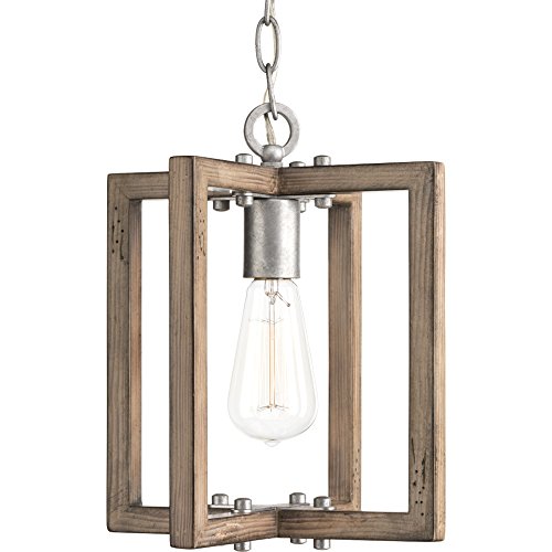 Cinq Collection 1-Light Antique Bronze Antique Mirror Glass Global Pendant Light