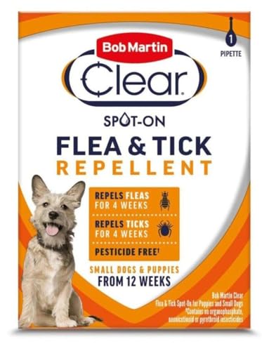 Bob Martin Clear Pesticide Free Spot On Flea Small Dog 4WK
