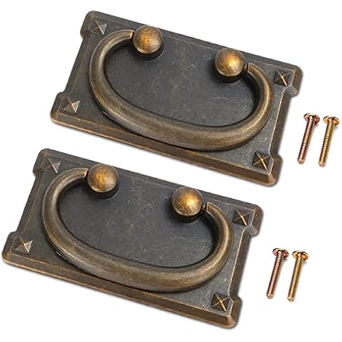 2pcs DUDUA Vintage Antique Drawer Pull Handles Cover