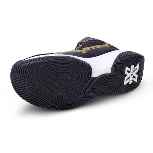 Image of Vector X Grip-X Mens Basketball Shoe /Sneakers Knitted Upper + Rubber Outsole Indoor & Outdoor Court Shoes Provide Ultimate Comfort, Lightweight, Reliable Grip for Sports Players