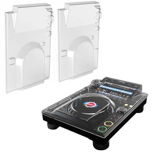 Jociliven 2-Pack Polycarbonate Cover for Pioneer DJ CDJ-3000, Hard Shell DJ Equipment Protective PC...