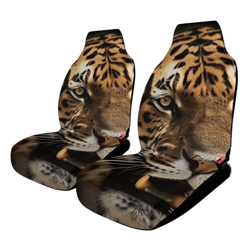 Housses de siège de voiture imprimé tigre pour masquer l'usure des sièges avant et arrière