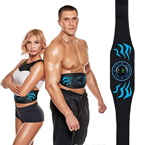 Abdominales Electroestimulacion, Electroestimulador Muscular Abdominales, EMS Estimulación, Cinturón Muscular Abdominal, Estimulación Muscular para Fortalecer y regenerar los músculos Abdominals