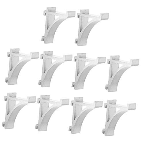 DIKACA 10 piezas Clips de Estante para Congelador Soporte para Refrigerador Abrazaderas Resistentes para Estantes de Refrigeración Fácil Instalación Compatible Mayoría de Refrigeradores