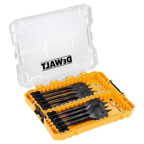 DEWALT Coffret 9 Pieces Mèches à Bois Plates Extreme