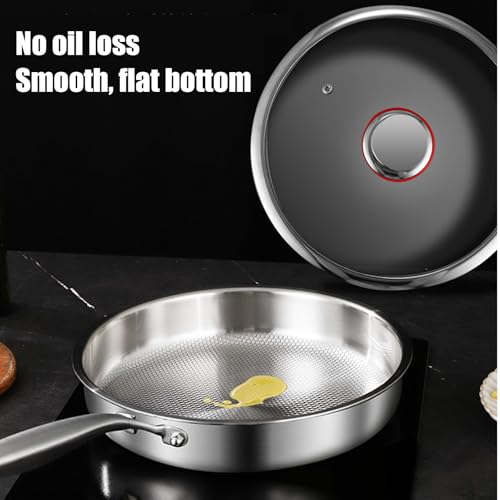 Generisch Titan Bratpfanne Mit Deckel, 2025 Verbesserte Titanium Pfann-e Unbeschichtet, Titanium Hammered Pan Pro Mit Deckel, Non-Stick Pro-Kochgeschirr, Hammered Pan Für Die Hausmannskost 10 Generisch Titan Bratpfanne Mit Deckel, 2025 Verbesserte Titanium Pfann-e Unbeschichtet, Titanium Hammered Pan Pro Mit Deckel, Non-Stick Pro-Kochgeschirr, Hammered Pan Für Die Hausmannskost