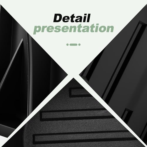 Portavasos delantero para consola 2 piezas negro TPE miniatura 6
