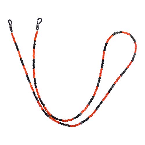 Image of Unisex Specs Holder Hook & Loop Anit Slip Eyewear Lanyard Beads Strap Chain