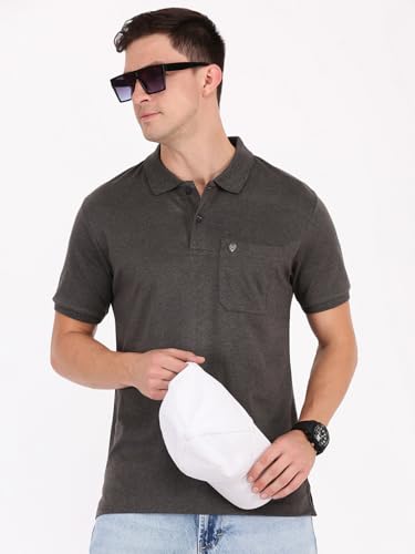 Image of Macroman M-Series Men's Solid Regular Fit T-Shirt