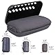 Eono Mikrofaser Handtuch, Saugfähig, Leicht, Schnelltrocknend, Perfektes Yogatuch, Badetuch, Sporthandtuch, Reisehandtuch, Groß Strandhandtuch, Microfiber Towel - Dunkelgrau, 60 x 30 cm