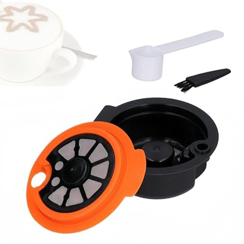 Reusable K Cup Coffee Pods for Tassimo Tas Maker Machine, Re