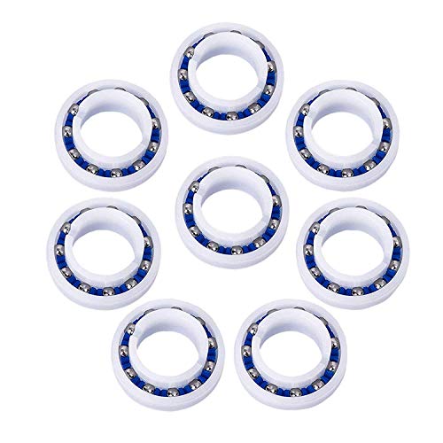 Poweka C60 Roue de Rechange pour roulements de Piscine pour Nettoyeur de Piscine Polaris 280/180, Paquet de 8 Nettoyant pour Piscine sous Pression à roulements C-60 C60