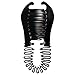 Mia e-Pony, Elongated Ponytail Holder, Modernized Banana Clip, Top Opens for a Hollywood Hairstyle, Black, for Women, Teens, Hair Stylists 1pc