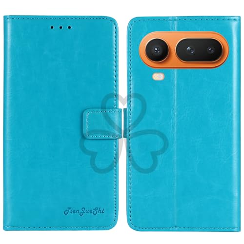 TienJueShi Blue Book Stand Retro Flip Leather Protector Phone Wallet Gel Cover Etui TPU Silicone Case For Honor Magic 8 Pro Air 