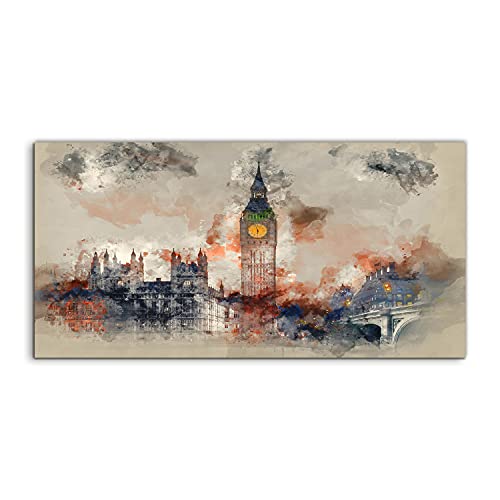 Tableau acrylique London Big Ben 120x60cm pour raviver un mur terne