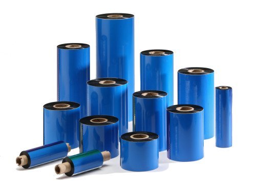 Zebra Compatible Thermal Transfer Ribbons 165mm (6.50") X 450M (1476') Resin-Enhanced Wax (Carton of 12 Rolls)