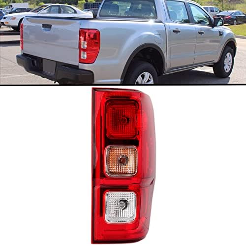 JSKAPA Tail Light Assembly Compatible with 2019 2020 2021 2022 Ford Ranger Rear Brake Driving Lamp with Wire Bulbs Right Passenger Side