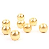 Koyal Wholesale Classic Round Place Card Holders, 8-Pack, Menu Card Holder, Table Number Holder (Gold)