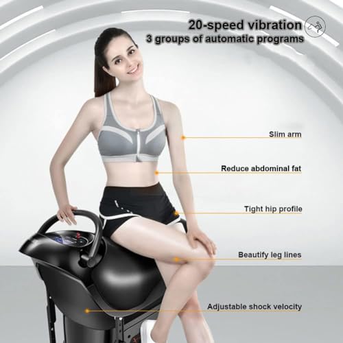Image of Vibrat Platform for Home Gym - Electric Horse Riding Machine for Hips & Legs Workout, Indoor Squat Trainer, 20 Speed Levels for Effective Fitness Exercise