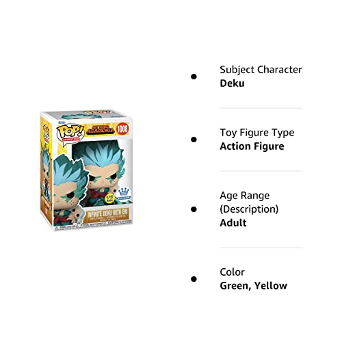 Funko 52248 Pop! Animation: My Hero Academia - Infinite Deku with Eri (Glow in the Dark Funko Exclusive) #1008 - Image 4