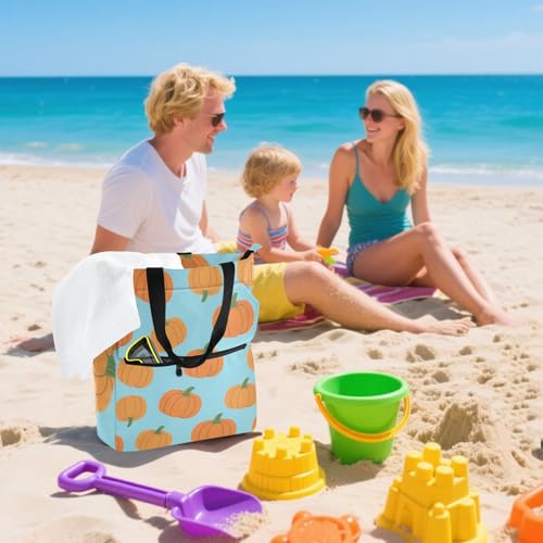 Bolsa para libros resistente al agua con cremallera para viajes y compras 7