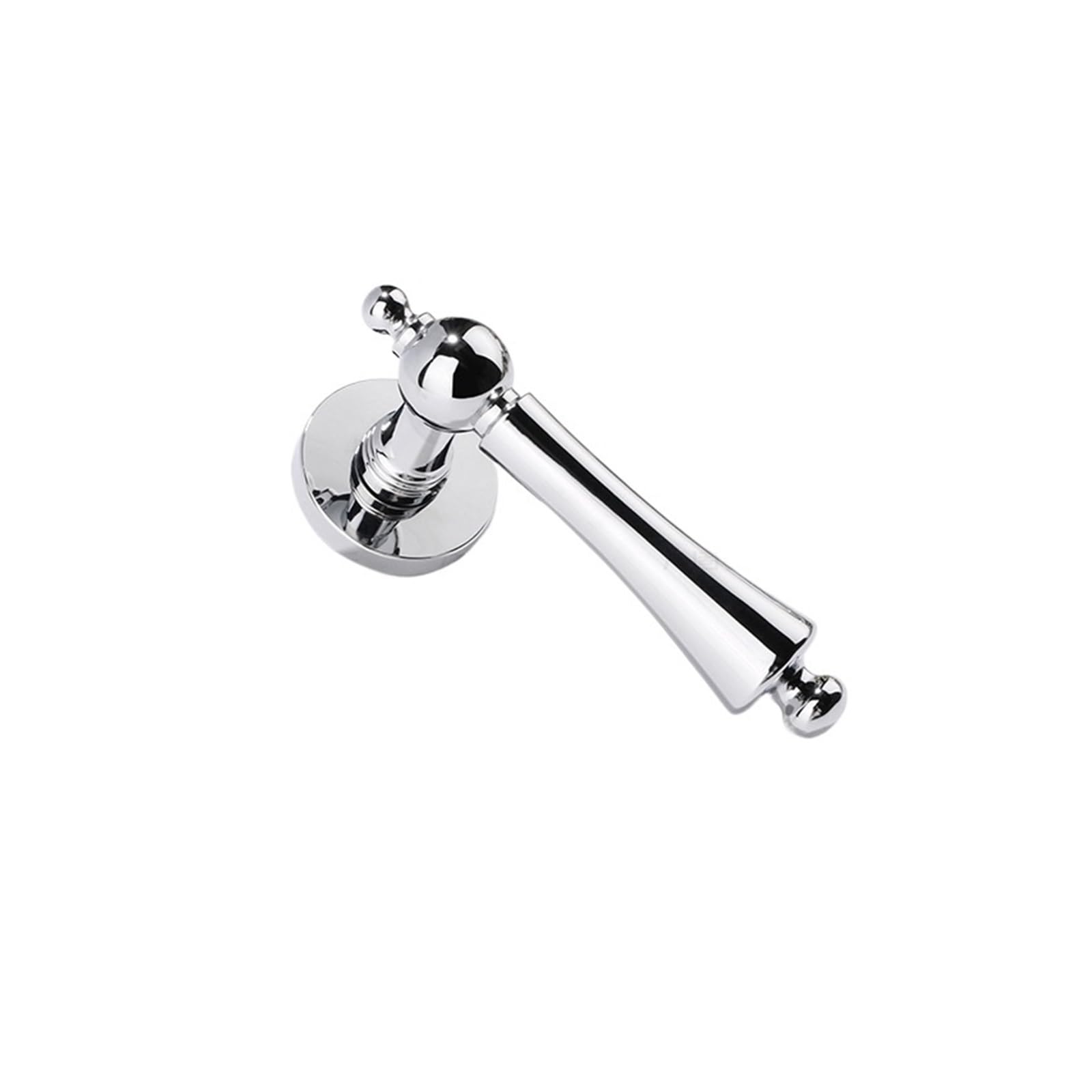 NYRXRYTCA American zinc Alloy Indoor Silent Door Lock Bedroom Wooden Door Handle Household Magnetic Door Split Lock(D31 1109 bright chrome silent)