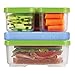 Rubbermaid LunchBlox Blue Freezer, Medium Ice Pack Set, 3 Pack