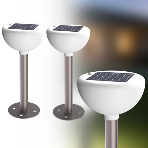 Image of Lightdot Solar Powered Garden Lights Dusk to Dawn Solar Pathway Lights Outdoor, Auto On /Off, IP65 Waterproof Decor Landscape Lighting for Yard /Lawn /Walkway /Driveway, 2 Pack