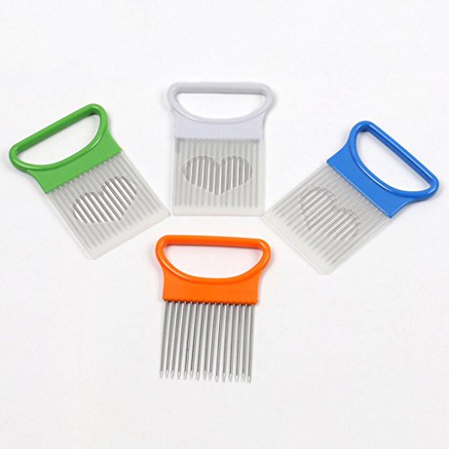 Cortador Fityle de frutas e legumes, suporte de cebola, garfo de tomate e batata, puxa a capa protet