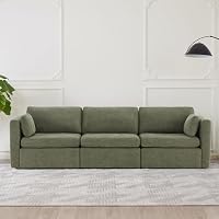 CHITA 112" Modular Sectional Sofa (Moss Green)