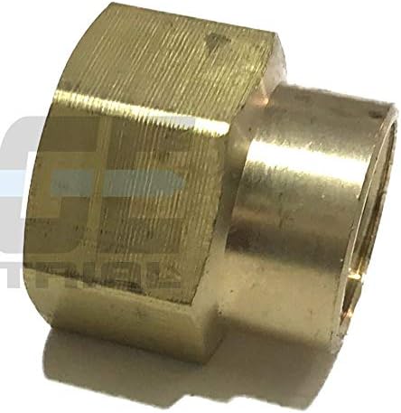 Acoplamiento reductor de latón 34 "x 12" hembra NPT FNPT combustibleaireaguaaceitegas WOG (cantidad 01)